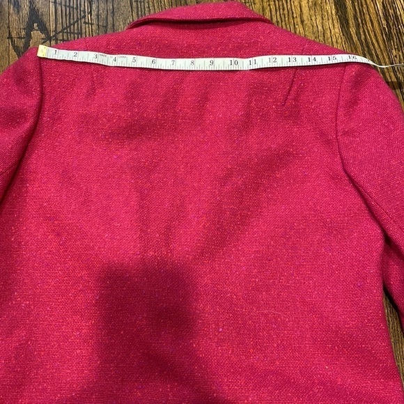 Pendleton Vintage Wool Blazer Pink Size 8 EUC - Picture 15 of 15